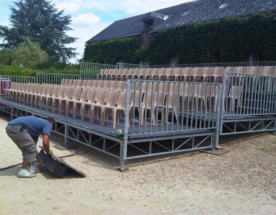 Gradins-Echaffaudage